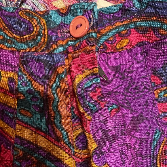 90s Pinnacle long purple design skirt - Picture 6 of 8